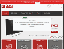 Tablet Screenshot of ceskyservis.cz